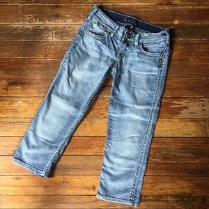 Silver Jeans McKenzie Capris Like New